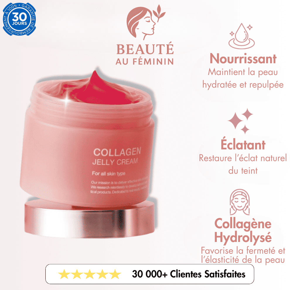 Aufemininshop™ – Crème Collagène Jelly Anti-Âge 100ml - SOLANIM